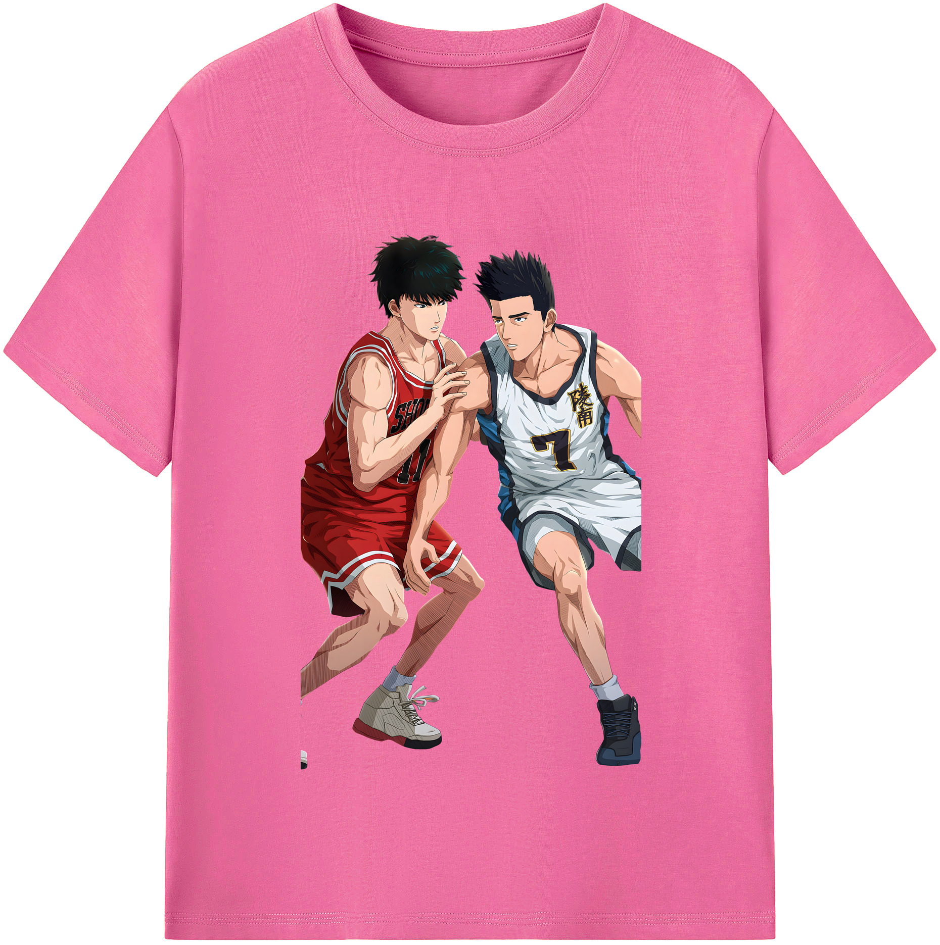 （画像用） SLAM DUNK／スラムダンク レディースカジュアルプリントTシャツ（綿100％）